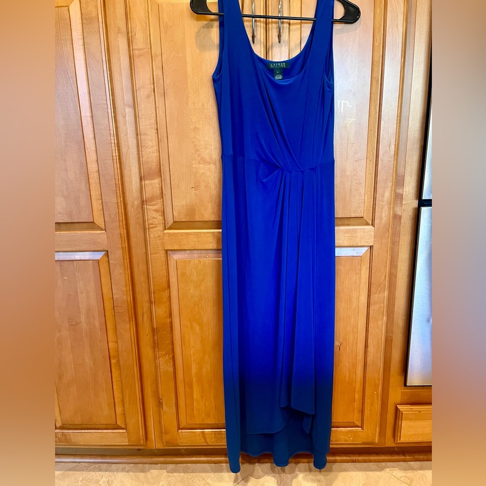 Lauren Ralph Lauren Royal Blue High Low Dress